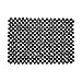 Benson Mills Circa Heavy Bamboo Placemats, Set of 4, Black