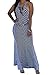 shekiss Sexy Women Summer Maxi Stripe Stretch Bodycon Party Bandage Club Dresses
