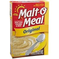 Malt-O-Meal Original Hot Wheat Cereal, 18-Ounce Boxes (Pack of 5)