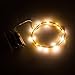 BMOUO 7Ft Copper Wire 20 Micro LEDs String Light Ultra-thin Starry Lights Battery Operated for Christmas Party, Kids Bedroom, Offices, BBQs, Wedding, Indoor and Outdoor Decorations (Warm White)