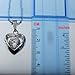 R.H. Jewelry Mother in Law Heart Stainless Steel CZ Pendant Necklace