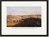 Black Framed/Matted Print 17x23, View of Dublin, from the Magazine, Phoenix-Park, 1795