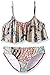 O'Neill Girls' Parker Ruffle Top Two Piece Swimsuit