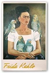 Yo y Mis Pericos by Frida Kahlo 28"x18" Art Print Poster