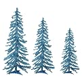 Teal Tinsel Alpine Trees - 2-3-4'