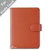 51qR82RgUzL. SL160  Acase(TM) Kindle Touch Leather Case (Orange) for 4th Generation 6 Kindle Touch Wi Fi/3G w/o Keyboard