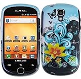 For T-Mobil Samsung Gravity Smart T589 Accessory - Yellow Flower Design Har ....