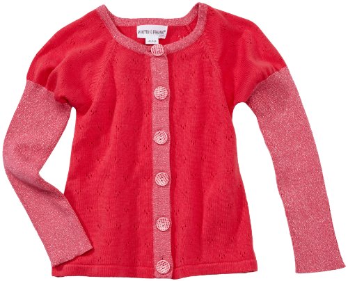 Phister & Philina M&auml;dchen Strickjacke P-7134, Gr. 104 (4), Rot (Rouge Red) Preisvergleich