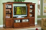 New All Wood Plasma LCD TV Entertainment Center, Item#F4474