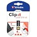 Verbatim Clip-It Cl� USB 2.0 4 Go Noir