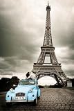 1art1 43697 Paris - Romanze Unter Dem Eiffelturm Poster (91 x 61 cm)