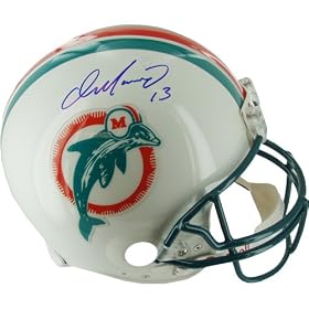 NFL Dan Marino Autographed Miami Dolphins Authentic Throwback Helmet