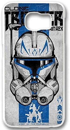 Clone Trooper Captain Rex Star Wars for Samsung Galaxy Case (Samsung Galaxy S6 Edge white)