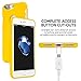 GOOSPERY Pearl Jelly for Apple iPhone 7 Plus Case (2016) Slim Thin Rubber Case (Yellow)