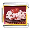 Chocolate Cupcake Love Italian Charms