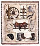 Western Horse Gear Saddle Up Tapestry Throw 50 x 60 51qRPjlNCgL. SL160 Western Horse Gear Saddle Up Tapestry Throw 50 x 60