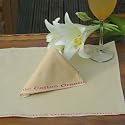 HomeMattersMost Organic Cotton Napkins and Table Mats - Set of 6 (Sunrise)