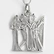 Egyptian Sterling Silver Three Women Pendant