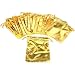 24 Pouches Gold Gift Bags Drawstring Jewelry Favor 5"