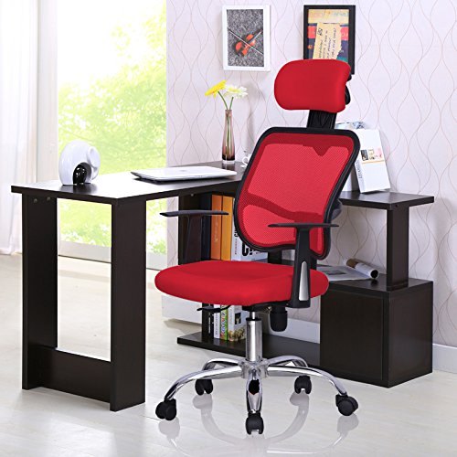 Купить Yaheetech Ergonomic Mesh Computer Office Chair Desk Task Red в