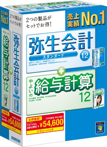 弥生会計 12 スタンダードバリューパック(+給与計算)