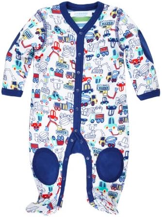 Jaxxwear Construction Crew Boys Playsuit (3-6 Months)