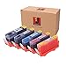 Generic 5 Color Refillable Ink Cartridge 564 for Hp B8550 C309 C310 C410 C510 C5380 C6375 C6380 D5460 3520 5520 6520 7510 7520
