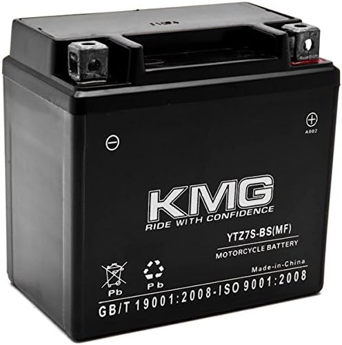 YTZ7S Battery For Honda 230 CRF230L, M 2008-2012 Sealed Maintenace Free 12V Battery High Performance SMF OEM Replacement Maintenance Free Powersport Motorcycle ATV Scooter Snowmobile Watercraft KMG