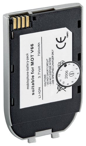Wentronic Ersatzakku f&uuml;r Motorola V66 (600 mAh) silber Preisvergleich