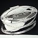 Jewelry : OVAL JEWELRY BOX WITH SATIN FINISH AND SET IN STONES