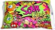 Paskesz Sour Chews (Green-Apple, Chery, Orange), 16-Ounce Bag (Pack of 8)