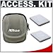 Nikon 5611 Digital Camera Case + (2) Spare EN-EL8 Batteries Accessory Kit for Nikon Coolpix Digital Cameras (P1, P2, S1, S2, S3, S5, S6, S7c, S9, S50, S50c)