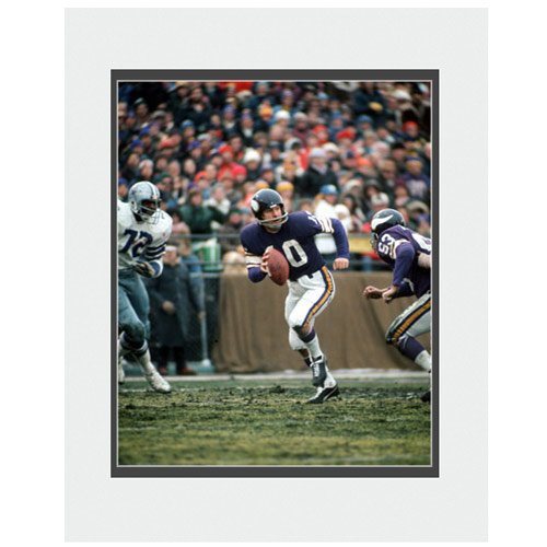 Photo File Minnesota Vikings Fran Tarkenton Matted Photo