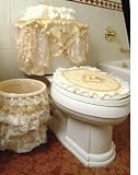 Eden Lace Wase Bin - Beige