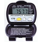 ACCUSPLIT AE170 Pedometer with Steps, Distance, and Calories Burned