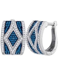 0.50CTW-DIA MICRO-PAVE HOOPS