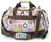 Fun Flower Roller Duffle Travel Carry Bag By Room It Up