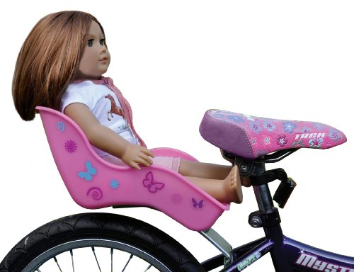 Ride Along Dolly - Doll Bicycle Seat with Decorate Yourself Decals