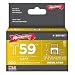 Arrow Fastener 591188 1/4-Inch by 5/16-Inch Clear Insulated Staples