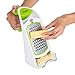 Indy Chef Cheese Grater with Container and 3 Interchangeable Stainless Steel Blades