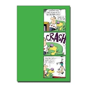 Christmas Lights - Box of of 12 Scandalous Duplex Christmas Cards & Envelopes