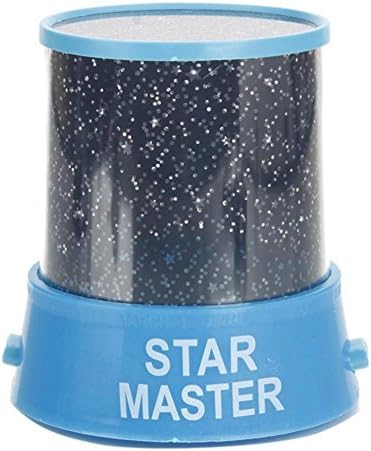 Aroccom® Colourful Stars Cosmos Laser Projector Star Master Nite Light kids Lights Romatic Gift Cosmos Star Sky Master Projector Starry Night Light Random Color (Blue)