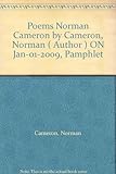 Poems, Norman Cameron