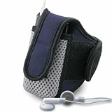 Eforcity Navy Blue SportBand with Case for iPod Nano