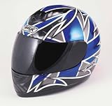 BOX WIRED MOTORCYCLE HELMET BLUE EXTRA LARGE