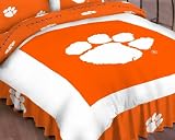 Clemson Tigers Panel/Rotary Print Bed Comforter Set NCAA