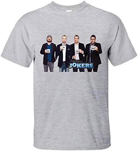 Men's Cool Impractical Jokers Wheres Larry Tour Short Sleeve T-Shirt grey S