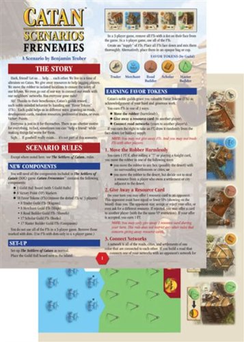 Mayfair Games Catan Scenarios Frenemies of Catan Board Game On Sale