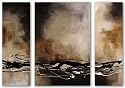 Tobacco and Chocolate Set by Laurie Maitland 12-24-12"x36" Art Print Poster