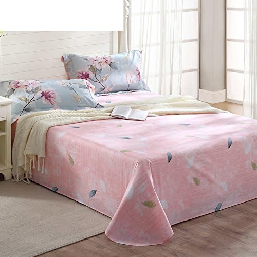 Plaid print cotton sheets/ single cotton double sheets-B 240x250cm(94x98inch)